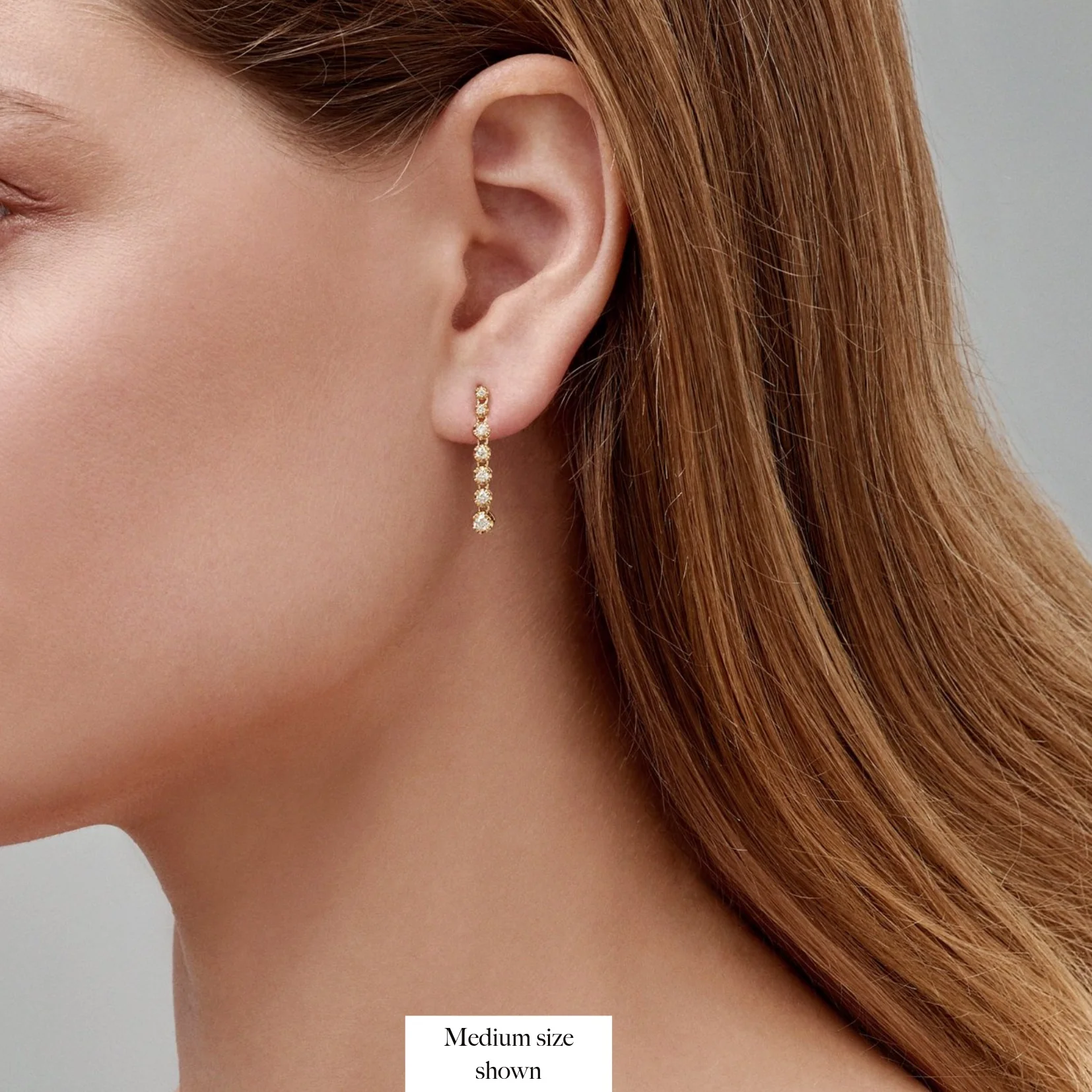 Allure Drop Earrings | White Gold - Image 5