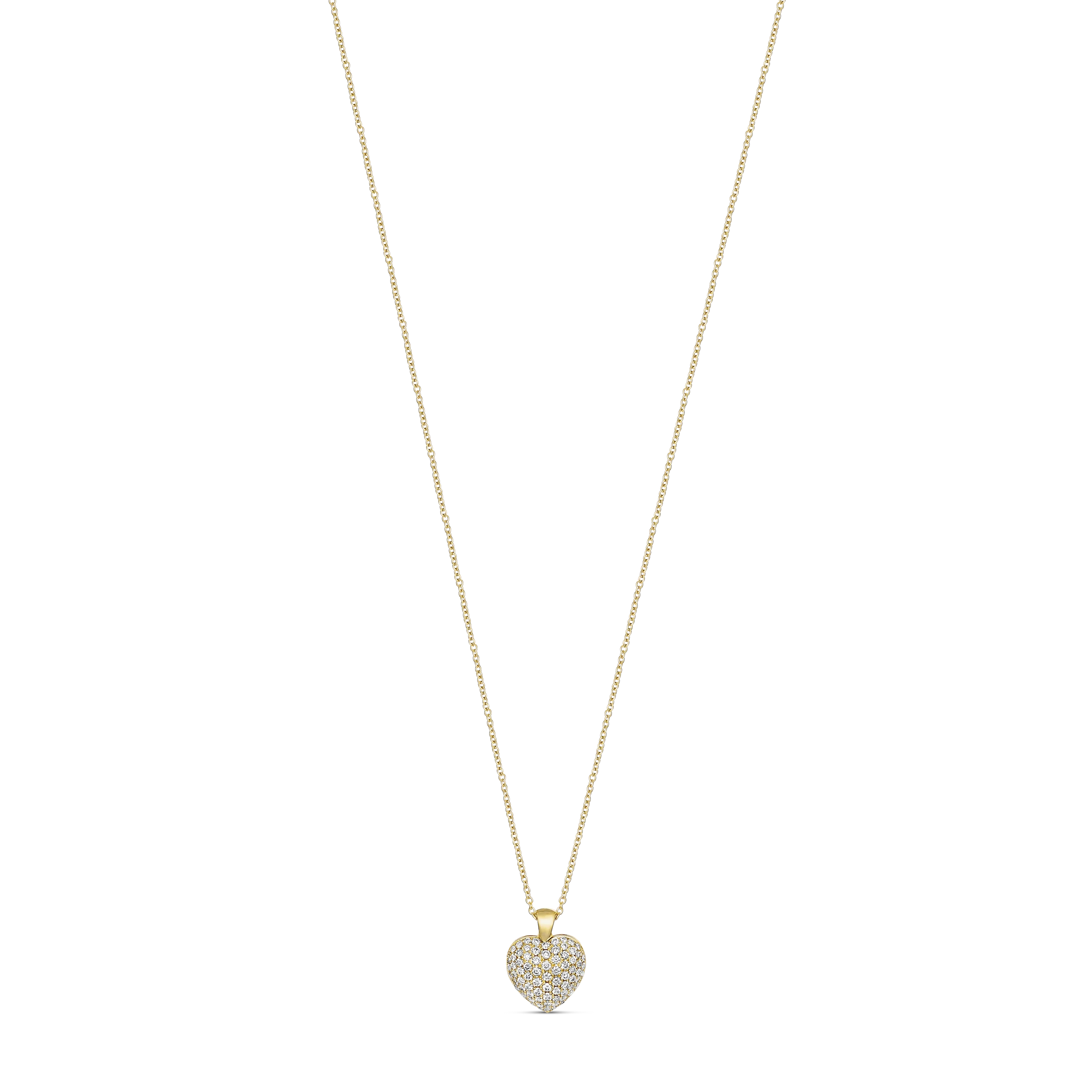 Artisan Pavé Set Heart | 18K Yellow Gold - Image 3