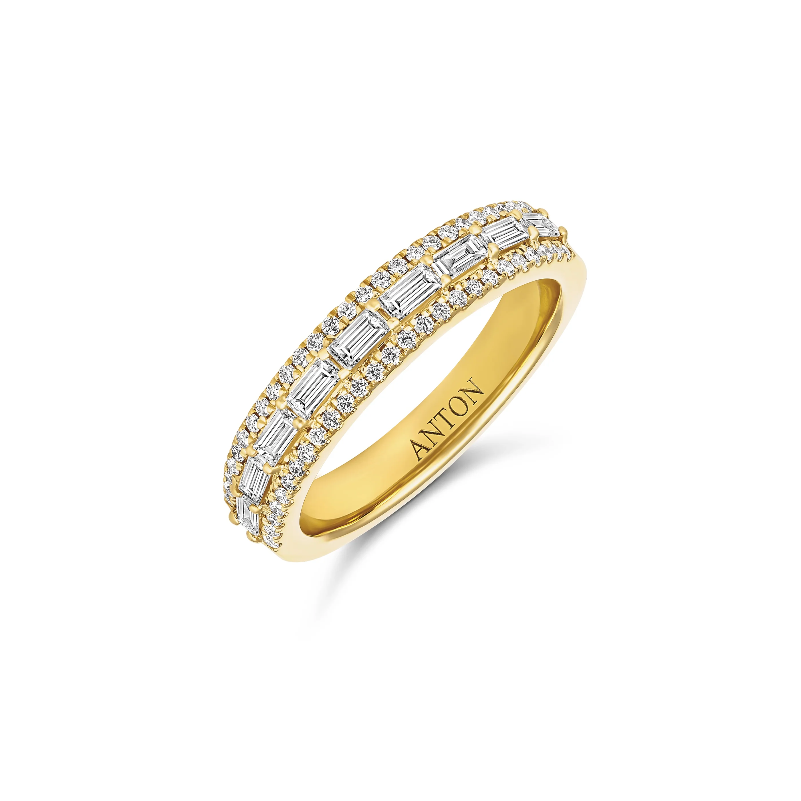 Artisan Valley Diamond Ring | 18K Yellow Gold - Image 2