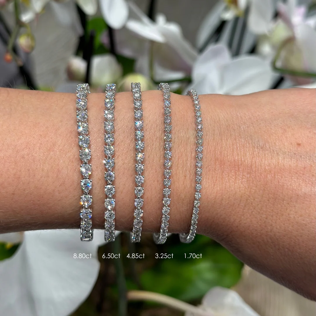 Aura Tennis Bracelet 7.81ct - 8.80ct | Yellow Gold - Image 6