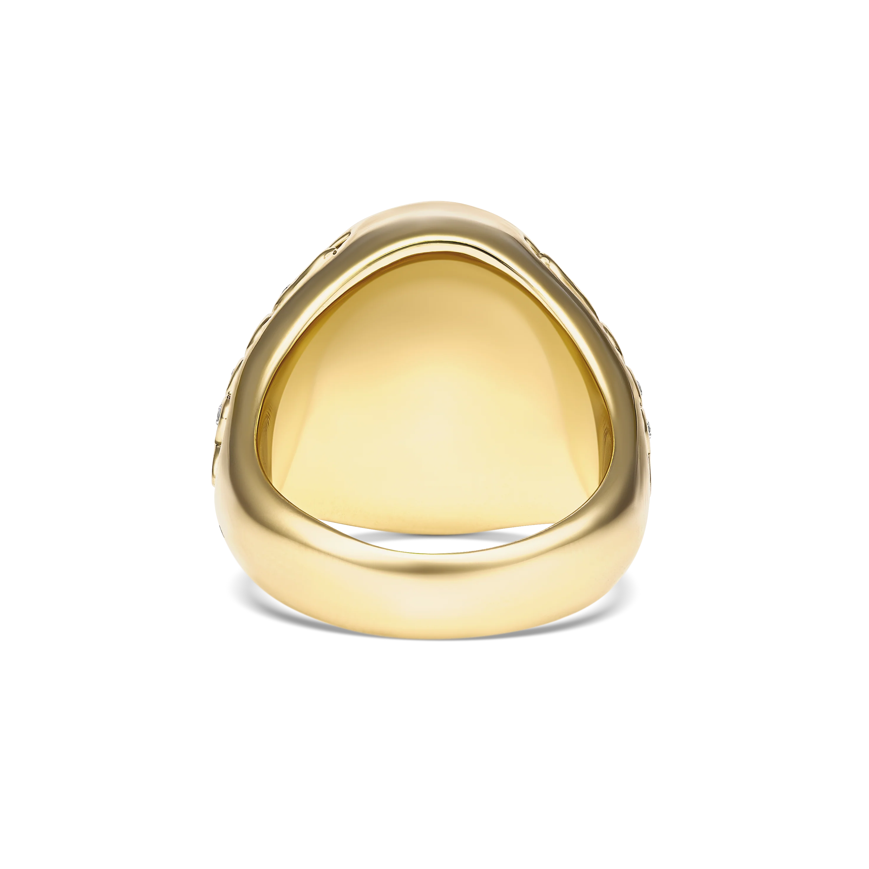 Capri Dreaming® Bold Crest Diamond Signet Ring | 18K Yellow Gold - Image 8