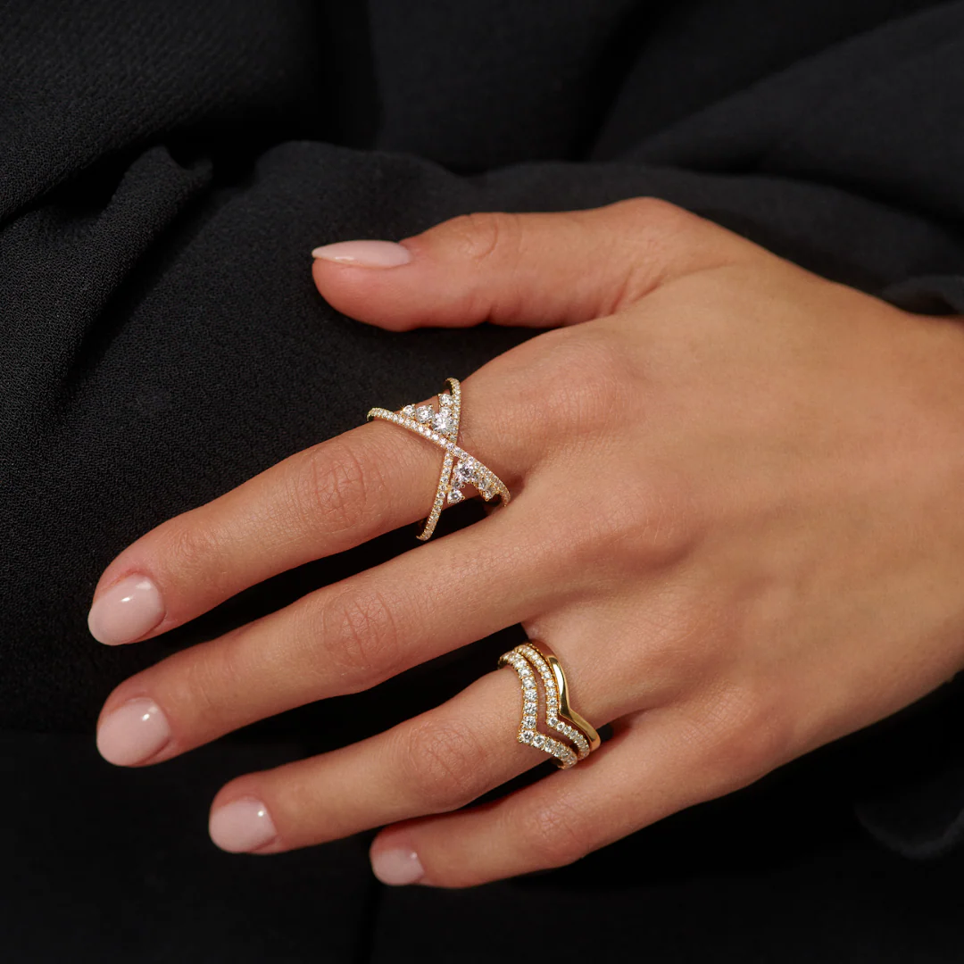 Capri Dreaming® Summit Diamond Ring Large | 18K Yellow Gold - Image 3