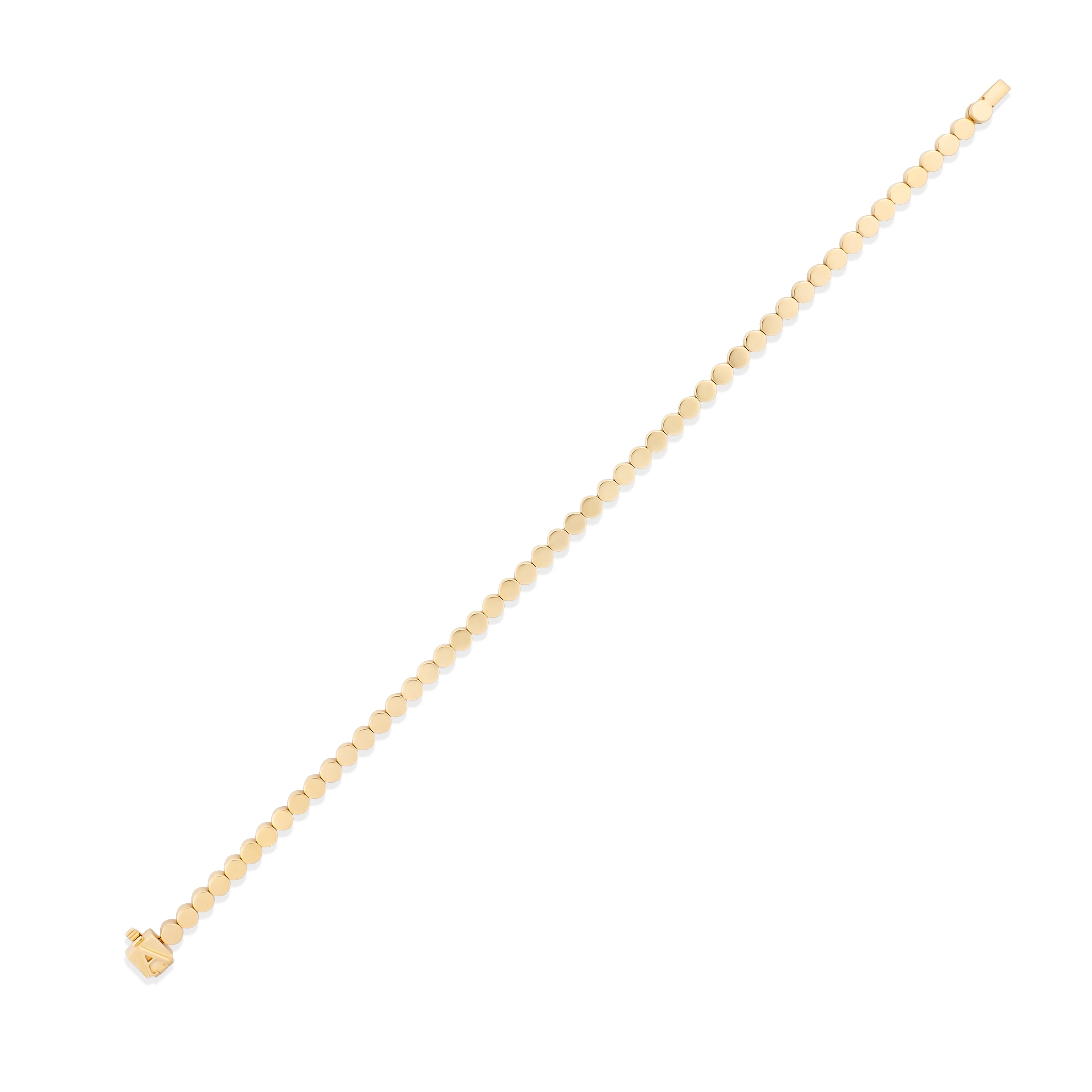 Capri Dreaming® Golden Tennis Bracelet | 18K Yellow Gold - Image 3