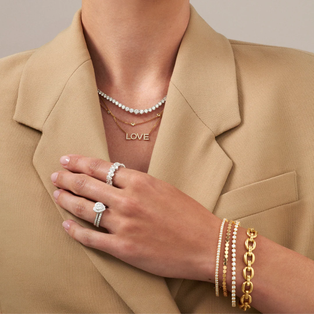 Capri Dreaming® Golden Tennis Bracelet | 18K Yellow Gold - Image 6