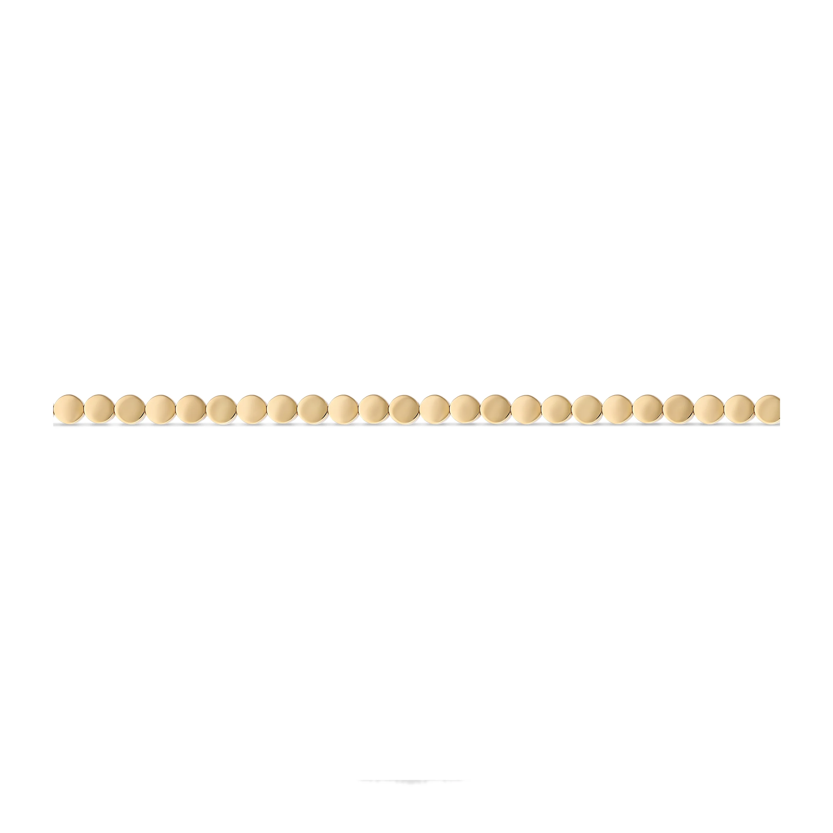 Capri Dreaming® Golden Tennis Necklace | 18K Yellow Gold - Image 3