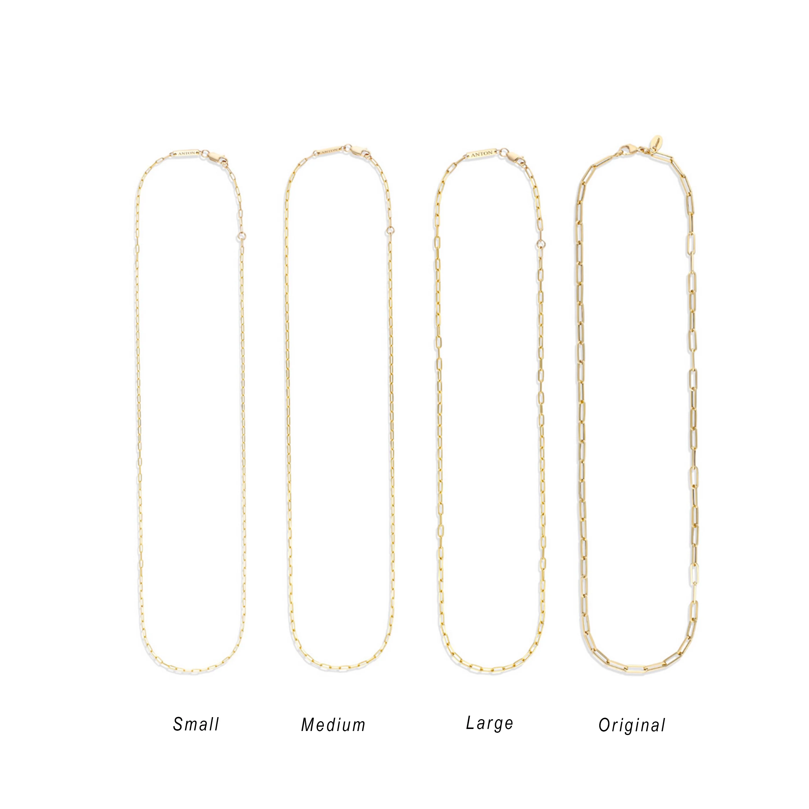 Capri Dreaming® Paperclip Large Necklace | White Gold - Image 4