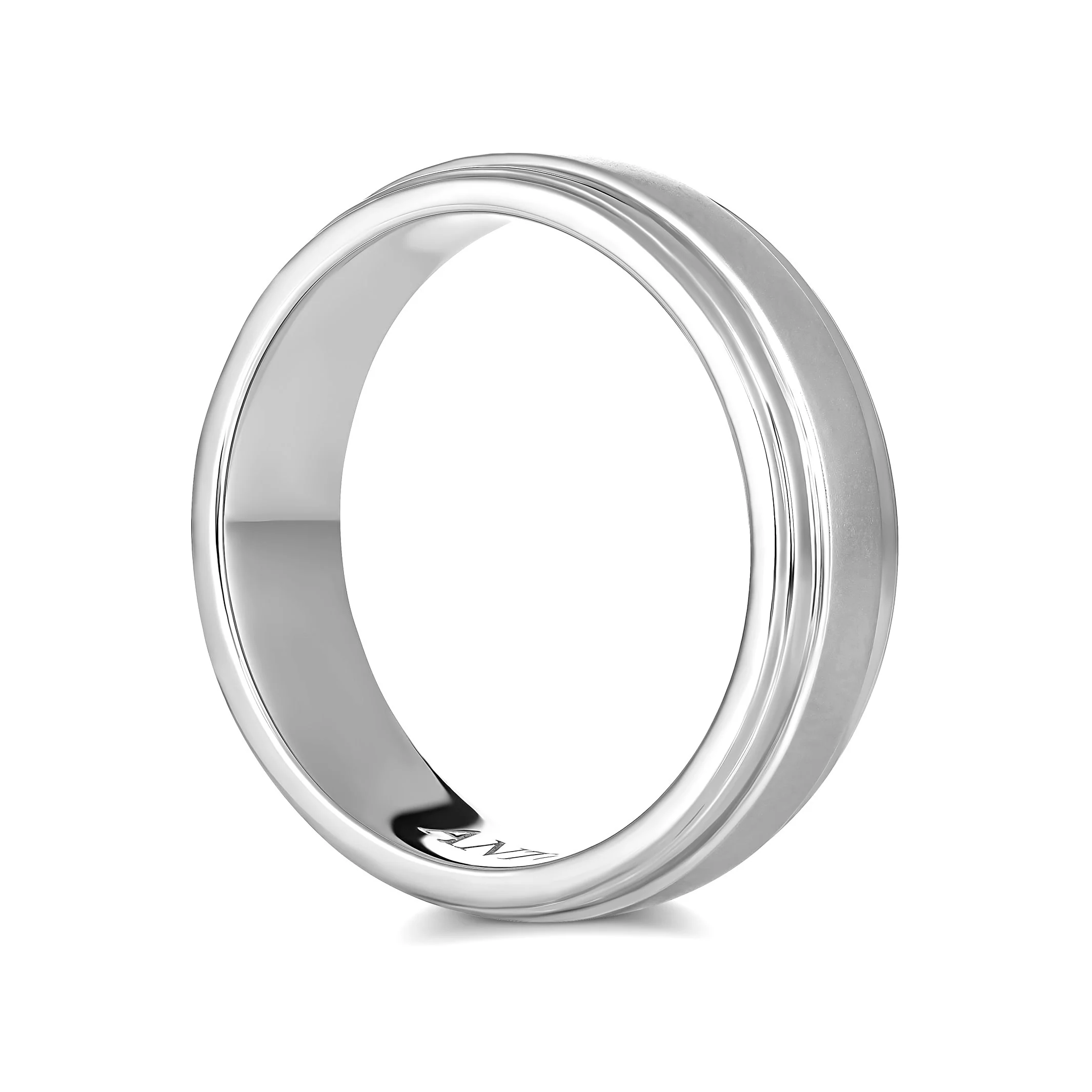 Eternal Men's Wedding Ring | White Gold - Image 2