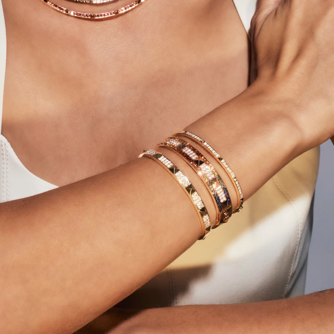 R.08® Deux Diamond Bangle | 18K Yellow Gold - Image 10
