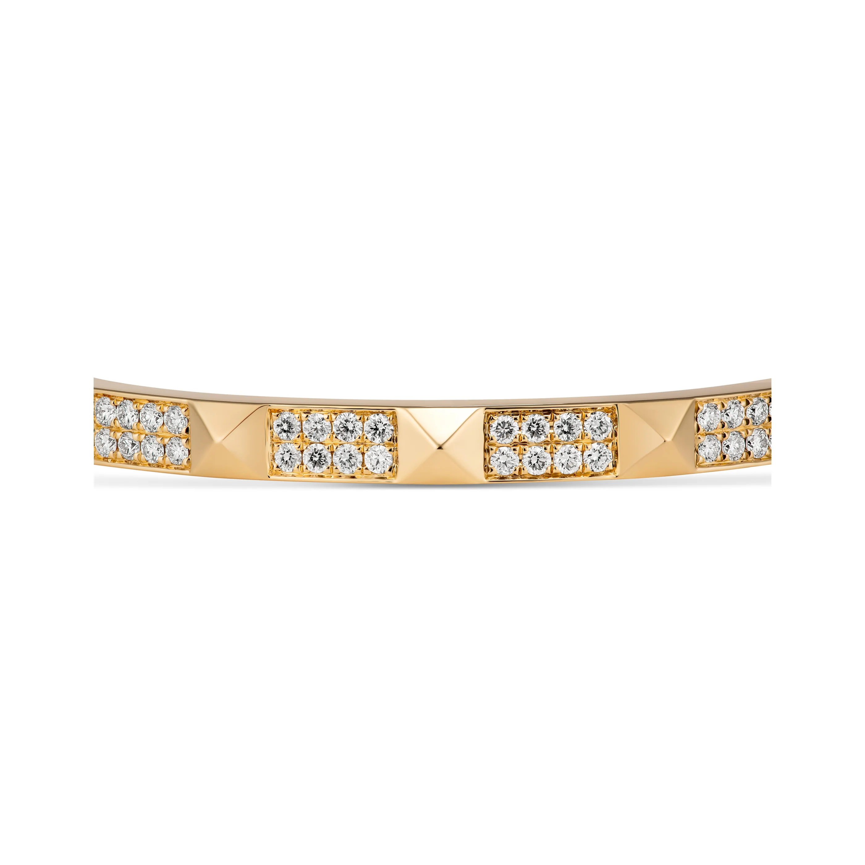 R.08® Deux Diamond Bangle | 18K Yellow Gold - Image 3