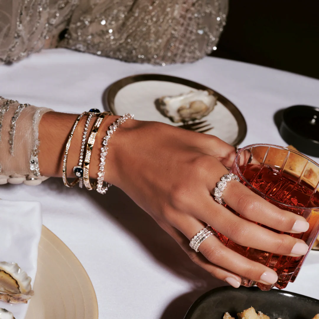 R.08® Deux Diamond Bangle | 18K Yellow Gold - Image 6