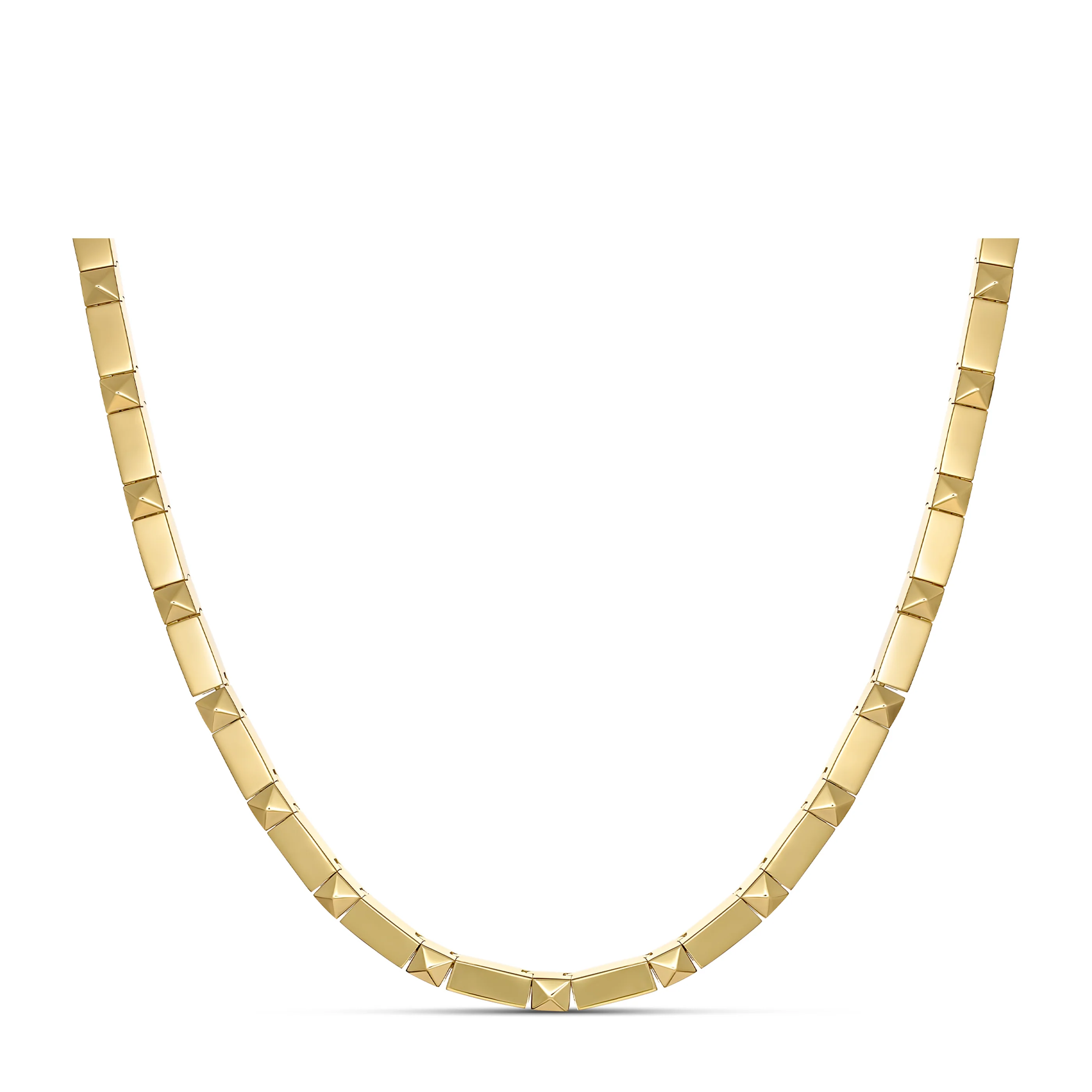 R.08® Deux Plain Gold Necklace | 18K Yellow Gold
