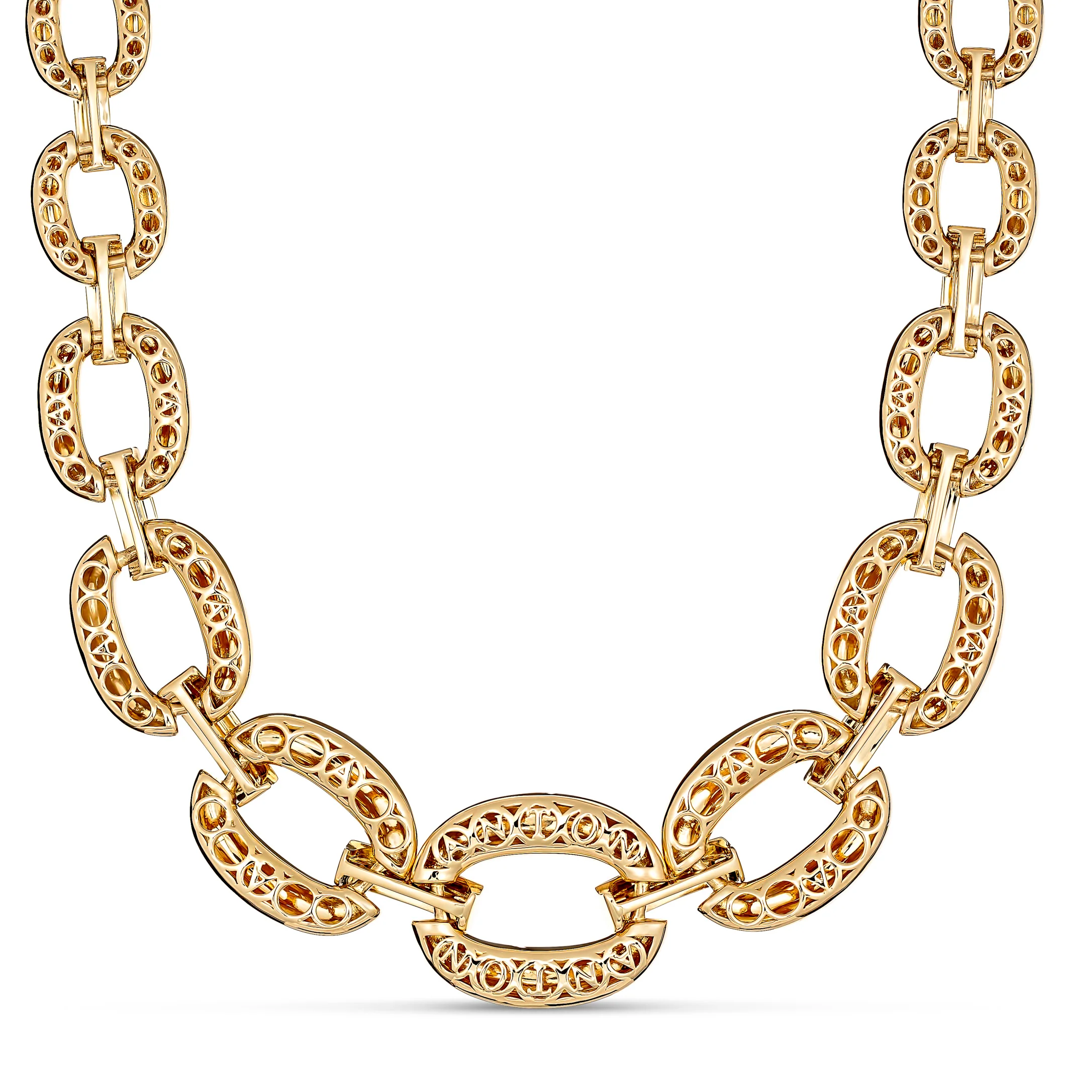 R.08® Graduated Links Necklace | 18K Yellow Gold - Image 3