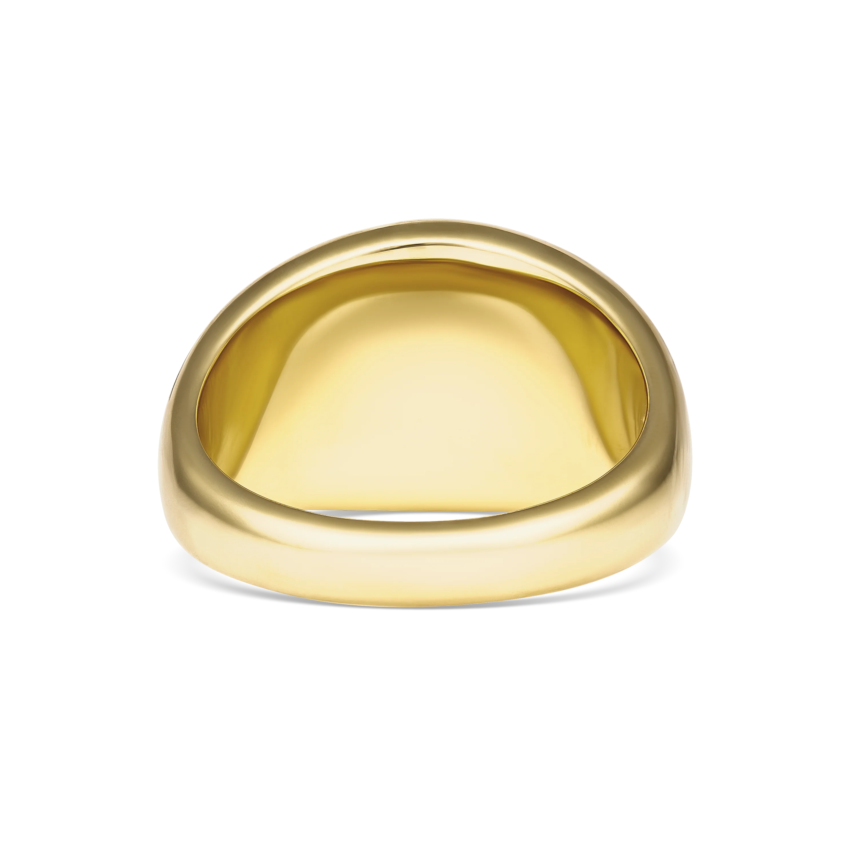 Luminous Round Brilliant Cut Natural Diamond Ring | 18K Yellow Gold - Image 3